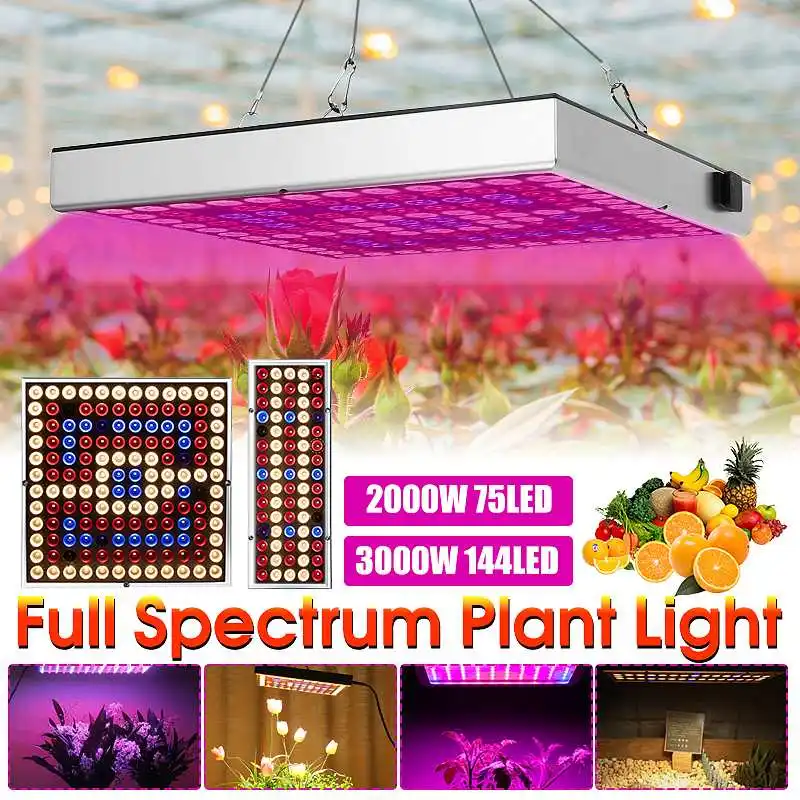 Growing Lamps LED Grow Light 2000W 3000W Full Spectrum One Switch Plant Growth Lamp For Indoor Plants Flower Grow Tent
Growing Lamps LED Grow Light 2000W 3000W Full Spectrum One Switch Plant Growth Lamp For Indoor Plants Flower Grow Tent