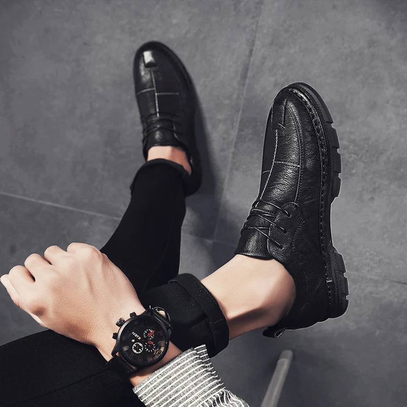 Men's Leather Loafers Men's Oxford Leather Shoe Formal Shoes For Men Classic Sneakers Leisure Moccasins Black Casual
Men's Leather Loafers Men's Oxford Leather Shoe Formal Shoes For Men Classic Sneakers Leisure Moccasins Black Casual