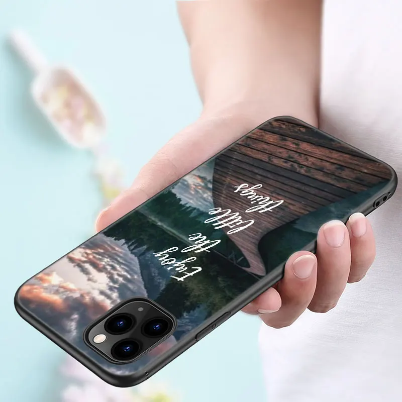 Дорожный Чехол для телефона Mountain Sea Beach Apple iPhone 13 12 Mini 11 Pro XS Max XR X 8 7 6S 6 Plus 5S 5 SE 2020