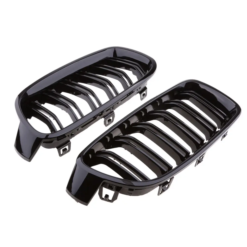 1 пара автомобильных пластиковых решетчатых радиаторов для BMW F30 F31 M3 2012-2014 
1 пара автомобильных пластиковых решетчатых радиаторов для BMW F30 F31 M3 2012-2014