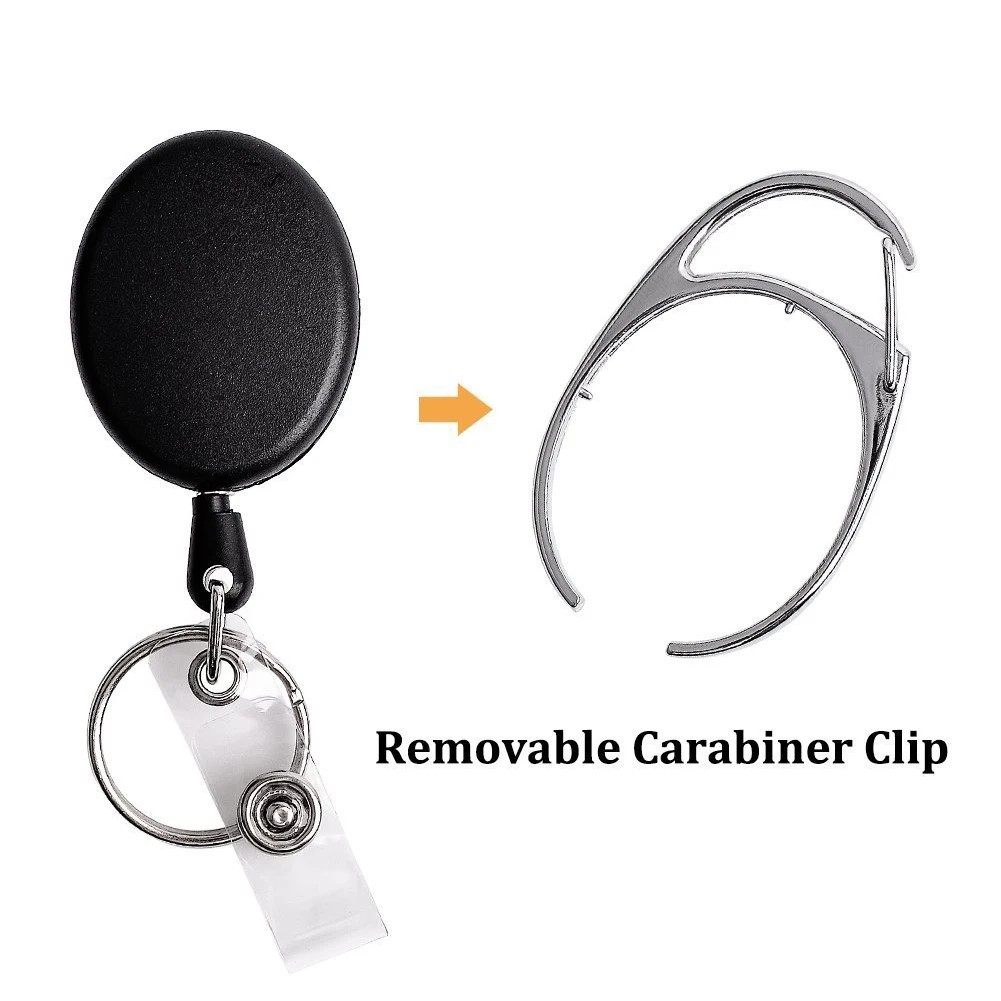 Keychain Name Tag Holder Keyring Id Card Key Ring Cord Reel Retract Pull Key Chain Recoil Badge Belt Rope Office Lanyard Clip
Keychain Name Tag Holder Keyring Id Card Key Ring Cord Reel Retract Pull Key Chain Recoil Badge Belt Rope Office Lanyard Clip