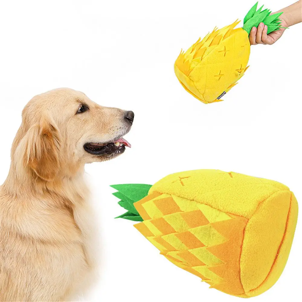 Relieve Stress Squeaky Tibetan Food Nosework Fleece Pad Pineapple Molar Chewing Dog Sniffing Mat
Relieve Stress Squeaky Tibetan Food Nosework Fleece Pad Pineapple Molar Chewing Dog Sniffing Mat