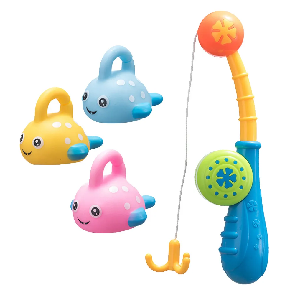 4PCS Kids Bath Toys Set Bathtub Fishing Game Water Toys Colorful Floating Fish With Hook Pole For Toddler Baby Boys Girls
4PCS Kids Bath Toys Set Bathtub Fishing Game Water Toys Colorful Floating Fish With Hook Pole For Toddler Baby Boys Girls