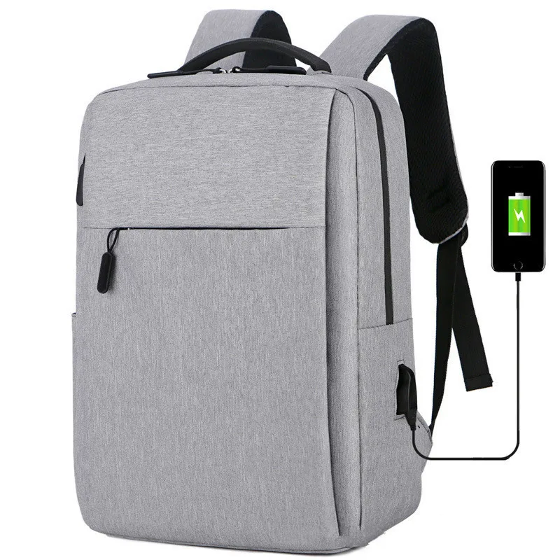 Новинка 2019 рюкзак для ноутбука с Usb школьная сумка защитой от кражи мужской