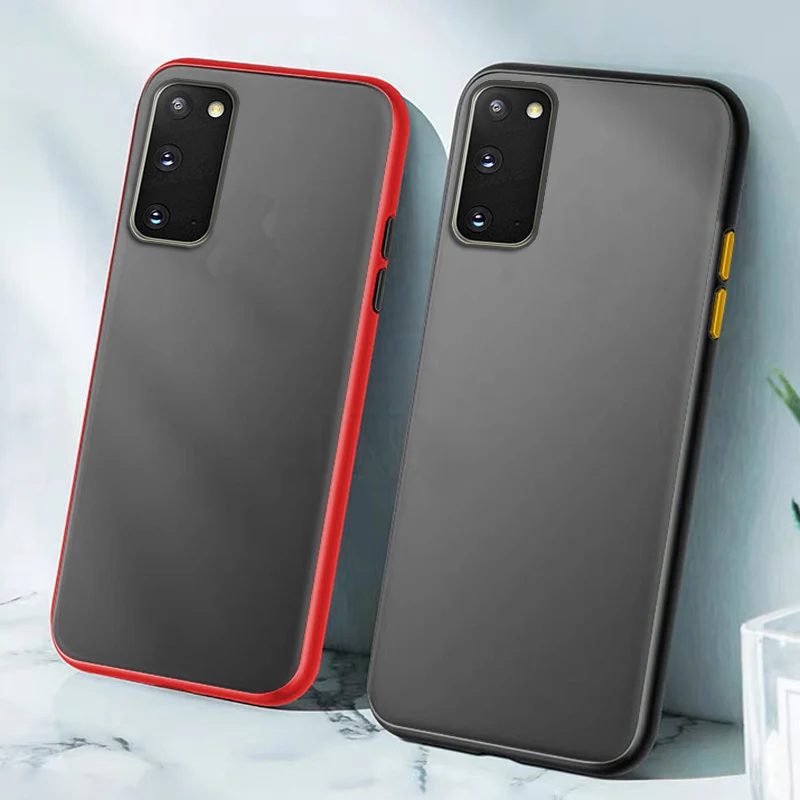 Матовый защитный чехол для телефона Samsung Galaxy S20 Ultra S10 Lite S10E S9 S8 Plus Note 10 Pro note 8 9 note9 note8