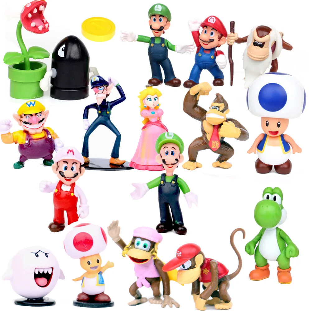 Super Mario Bros капризный Kong Супер Марио и Луиджи Фигурки Донки Конг персик Варио Waluigi жаба Аниме фигурки, детские игрушки для детей
Super Mario Bros капризный Kong Супер Марио и Луиджи Фигурки Донки Конг персик Варио Waluigi жаба Аниме фигурки, детские игрушки для детей