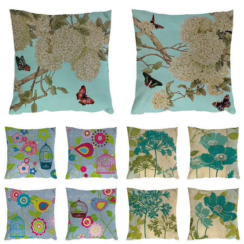 Retro Euro Style Flower birdcage Printing Cushion Cover Home Decorative Cushion Covers Sofa Chair Home Throw Pillow Cover 1537
Retro Euro Style Flower birdcage Printing Cushion Cover Home Decorative Cushion Covers Sofa Chair Home Throw Pillow Cover 1537