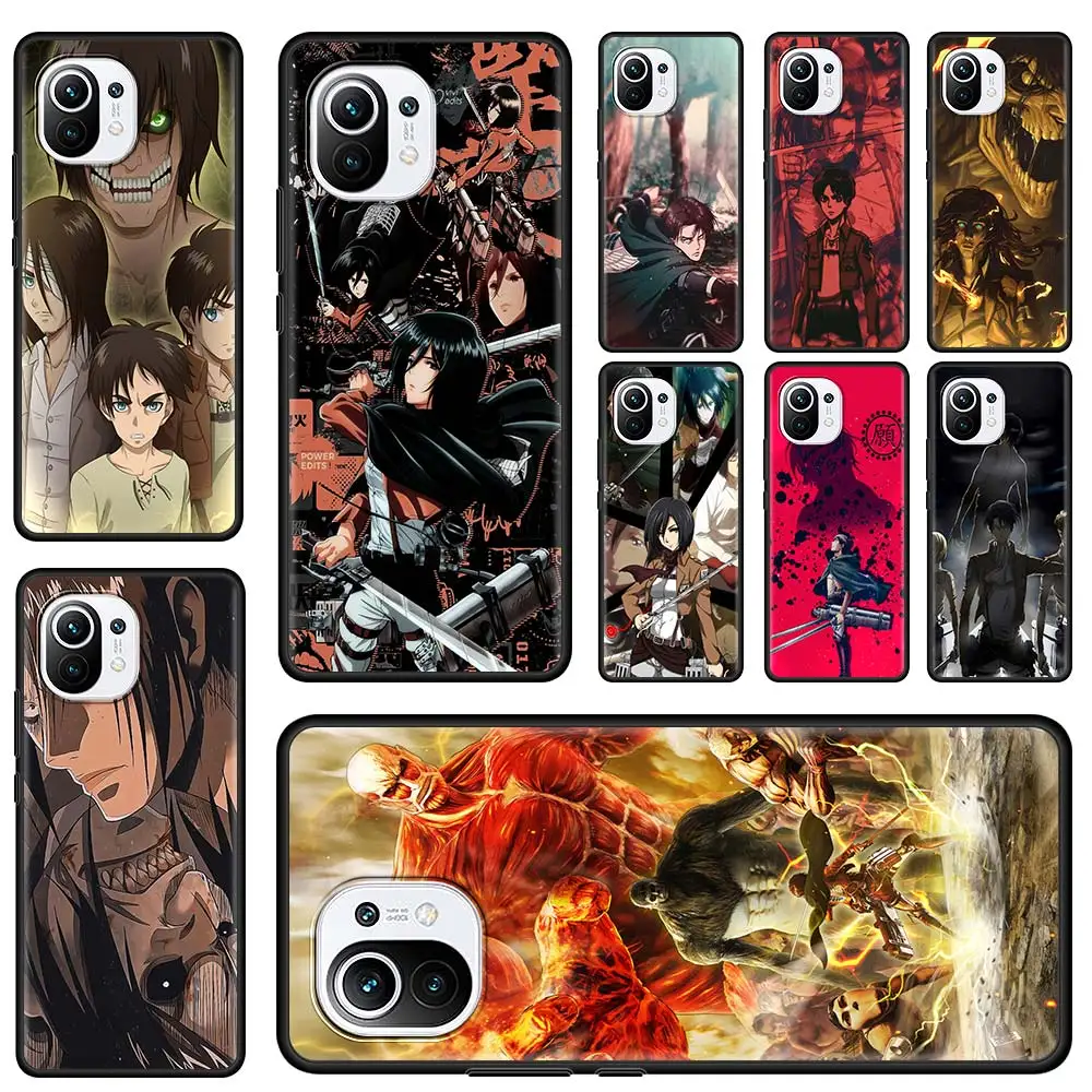 Attack On Titan Anime Phone Case For Xiaomi Mi 11 Ultra 11X 10T 10 9T Pro A2 Lite CC9 CC9E 11i Black TPU Soft Funda Shell Cover
Attack On Titan Anime Phone Case For Xiaomi Mi 11 Ultra 11X 10T 10 9T Pro A2 Lite CC9 CC9E 11i Black TPU Soft Funda Shell Cover