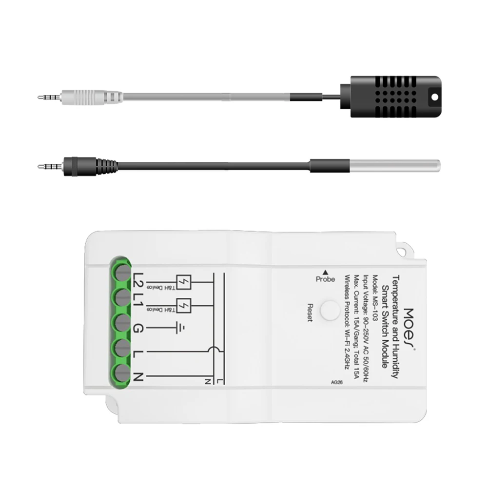 Home App Remote Control Humidity Monitoring Sensor WIFI Smart Temperature Humidity Controller Probe for Incubator
Home App Remote Control Humidity Monitoring Sensor WIFI Smart Temperature Humidity Controller Probe for Incubator