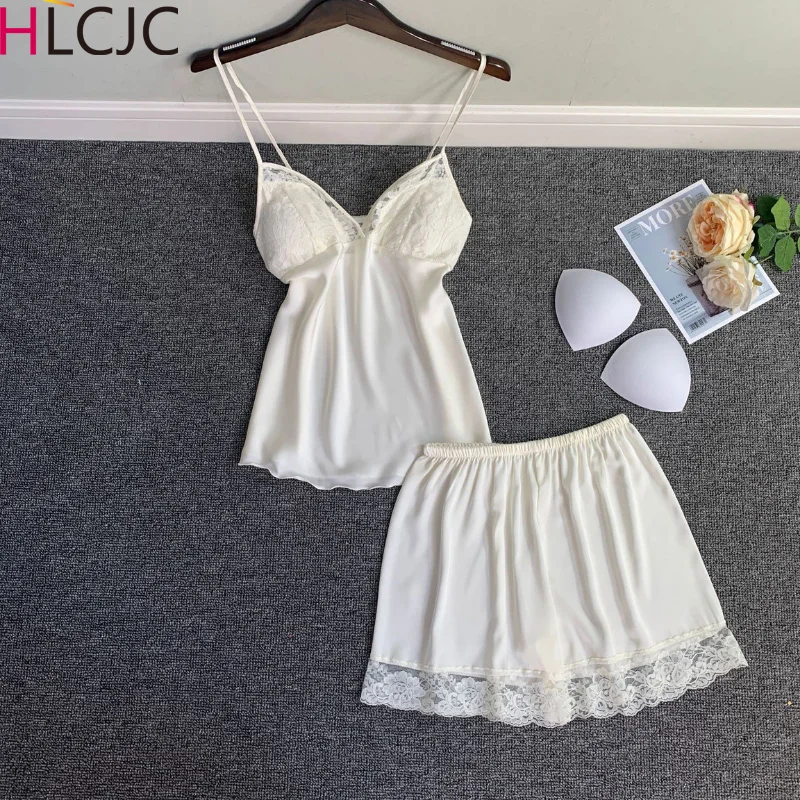 Pajamas for Women Summer Solid Sleepwear Sexy Lace Pyjamas Set Top Shorts Cute Underwear Set Soft Sleeveless Nightwear Nightgown
Pajamas for Women Summer Solid Sleepwear Sexy Lace Pyjamas Set Top Shorts Cute Underwear Set Soft Sleeveless Nightwear Nightgown