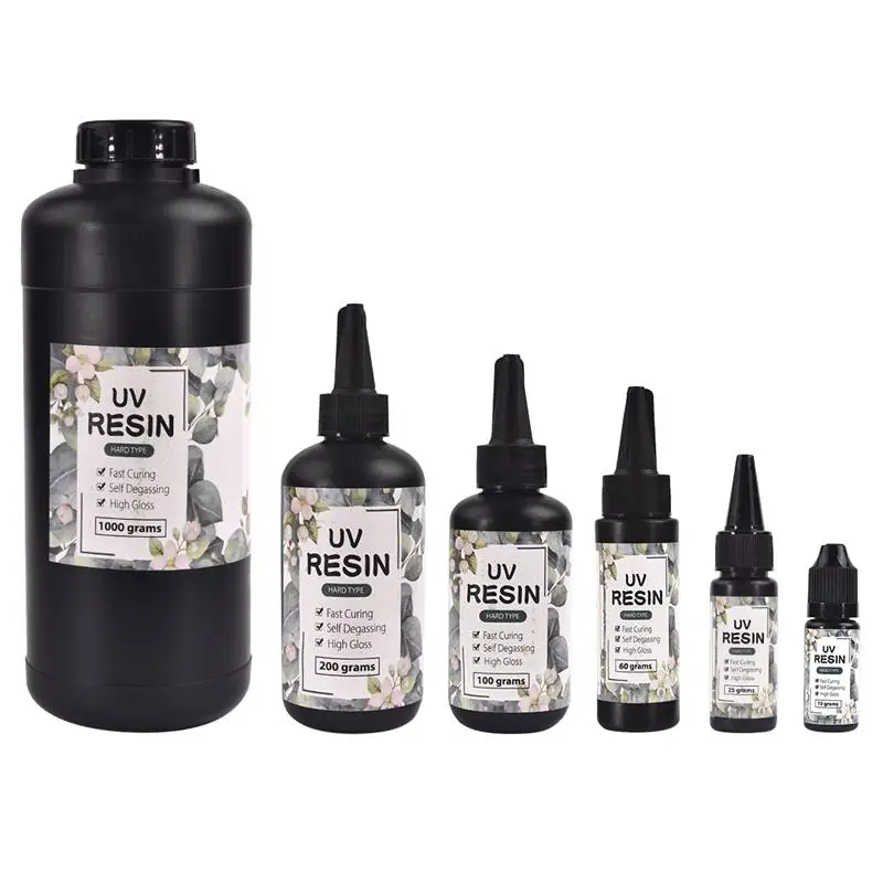 UV Resin Glue 10/15/25/60/100/200g Ultraviolet Curing Solar Cure Sunlight Activated Hard DIY Quick Drying For Jewelry Resin Gel
UV Resin Glue 10/15/25/60/100/200g Ultraviolet Curing Solar Cure Sunlight Activated Hard DIY Quick Drying For Jewelry Resin Gel