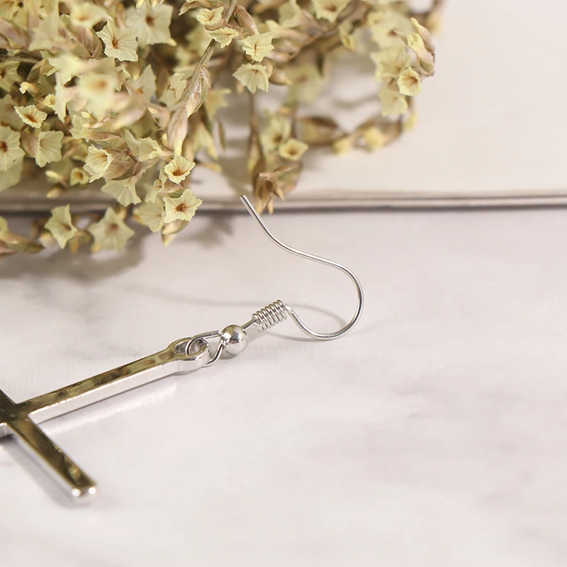 1pair Fashion Bohemian Punk Earrings Jewelry Cross Shape Gold &silver Color Creative Punk Earrings Best Gift For Women Girl
1pair Fashion Bohemian Punk Earrings Jewelry Cross Shape Gold &silver Color Creative Punk Earrings Best Gift For Women Girl
