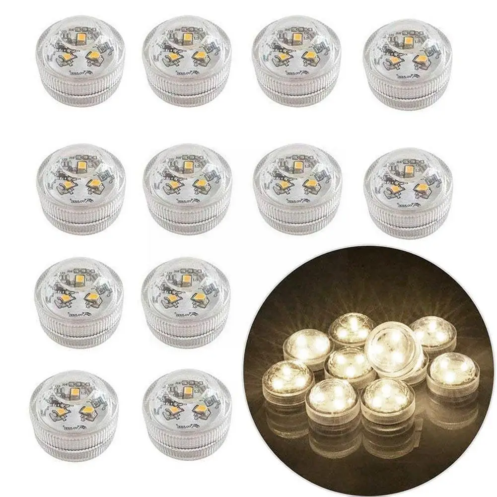 12pcs Multifunctional Warm White Luminous Round Candle Battery Accessories Diving Home Waterproof Led Lamp Lamp M6x0
12pcs Multifunctional Warm White Luminous Round Candle Battery Accessories Diving Home Waterproof Led Lamp Lamp M6x0
