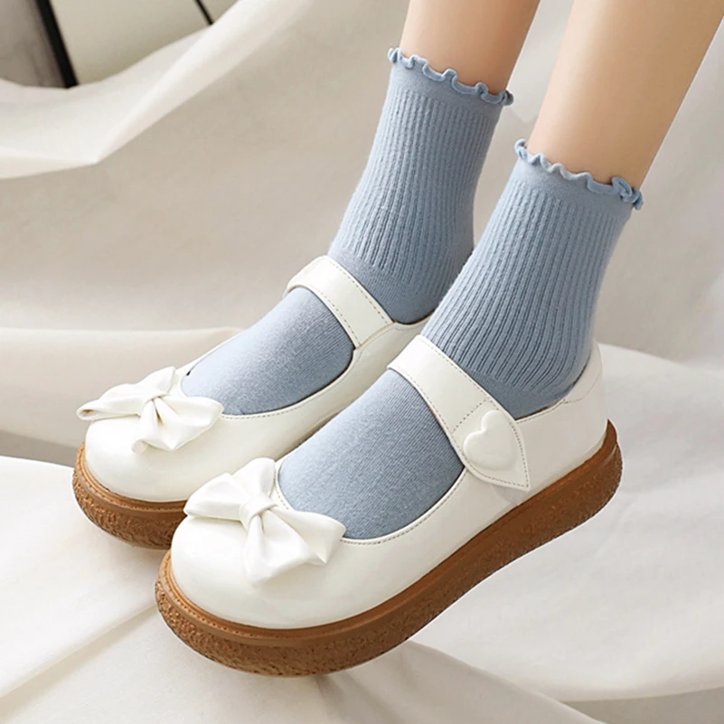 COOLULU Flats Mary Janes Shoes Woman Bow Flat Platform Shoes Sweet Round Toe Ladies Footwear Lolita Spring White Large Size 43
COOLULU Flats Mary Janes Shoes Woman Bow Flat Platform Shoes Sweet Round Toe Ladies Footwear Lolita Spring White Large Size 43