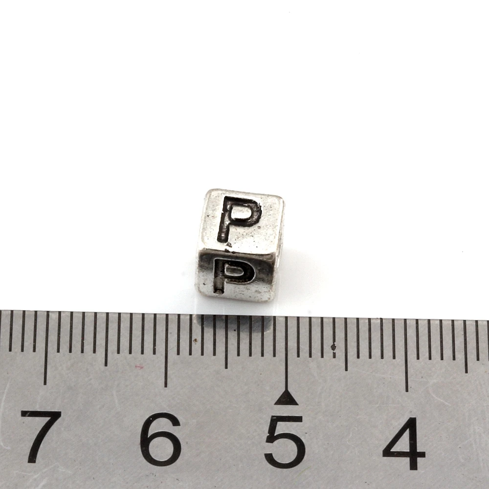 200Pcs Alloy Alphabet "P" Spacer Beads For Jewelry Making, Big Hole 4.5mm Findings Bracelet Necklace DIY Accessories D-90
200Pcs Alloy Alphabet "P" Spacer Beads For Jewelry Making, Big Hole 4.5mm Findings Bracelet Necklace DIY Accessories D-90