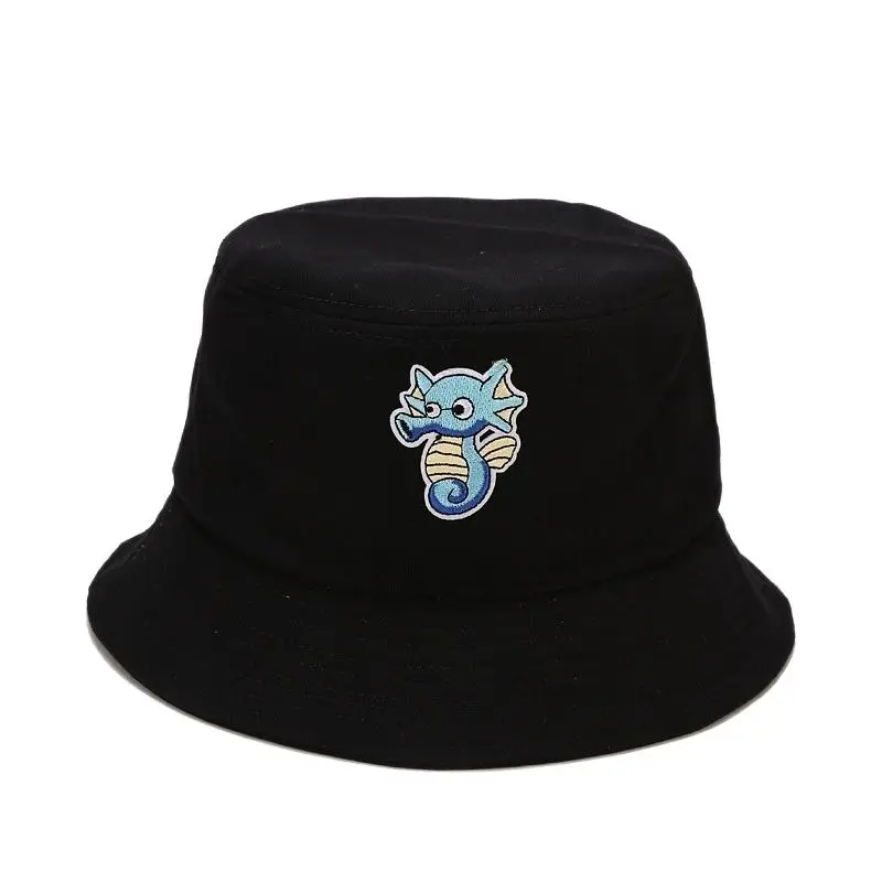 Summer Fisherman Hat Reversible Cartoon Bucket Hats For Women Men Street Hip Hop Bucket Cap Hippocampus Printed Fishing Hat
Summer Fisherman Hat Reversible Cartoon Bucket Hats For Women Men Street Hip Hop Bucket Cap Hippocampus Printed Fishing Hat