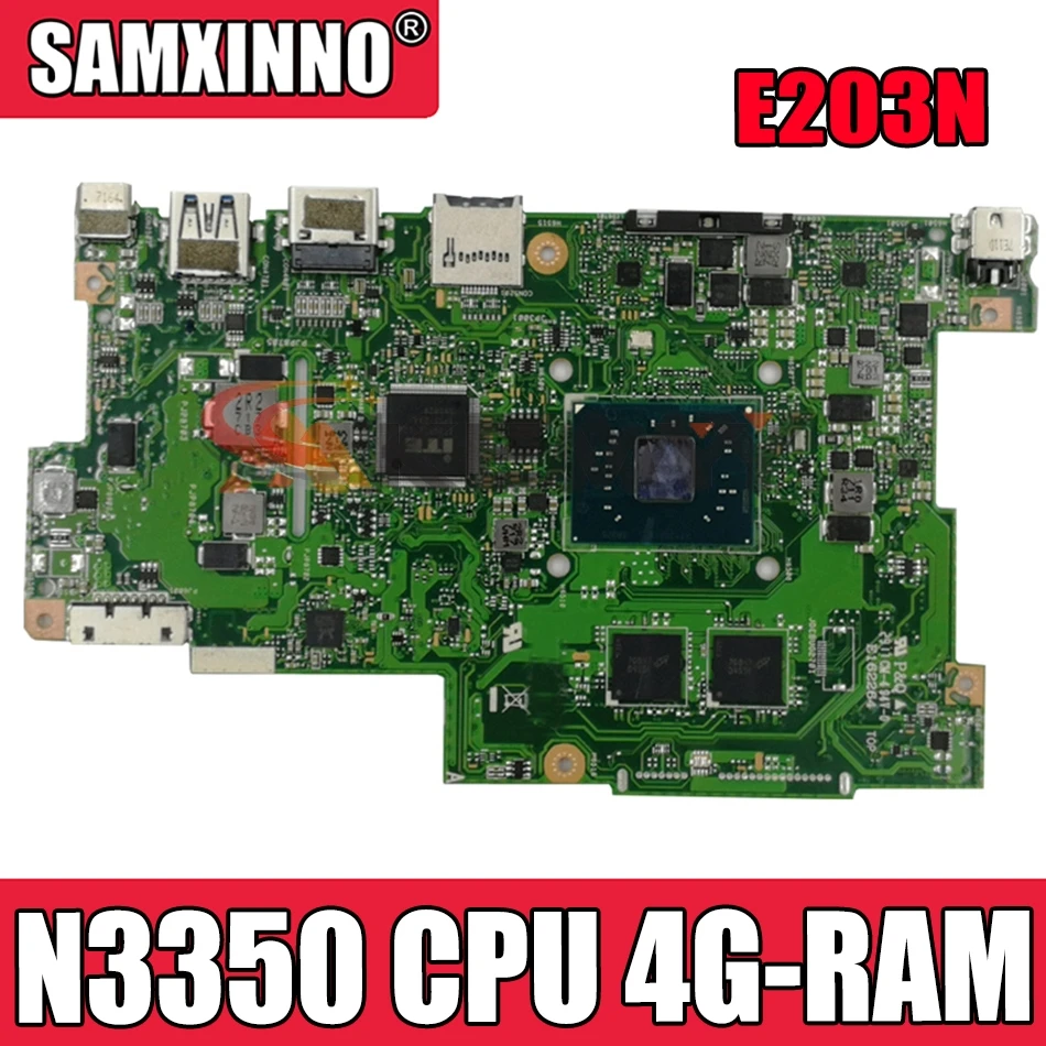С 4G RAM + с интерфейсом жесткого диска HDD N3350 материнская плата с процессором для ноутбука для Asus E203N E203NA материнская плата для ноутбука test OK
С 4G RAM + с интерфейсом жесткого диска HDD N3350 материнская плата с процессором для ноутбука для Asus E203N E203NA материнская плата для ноутбука test OK
