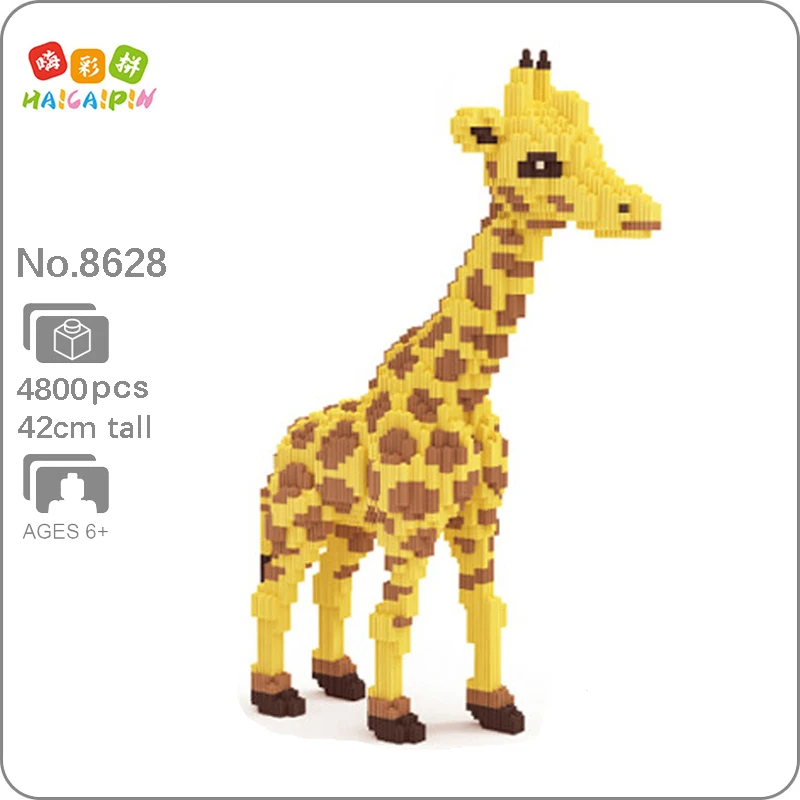 Xizai 8628 Cartoon Animal Yellow Giraffe Stand Wild Pet 3D Model Building Blocks Mini Diamond Bricks Toy for Boys Children Gift
Xizai 8628 Cartoon Animal Yellow Giraffe Stand Wild Pet 3D Model Building Blocks Mini Diamond Bricks Toy for Boys Children Gift