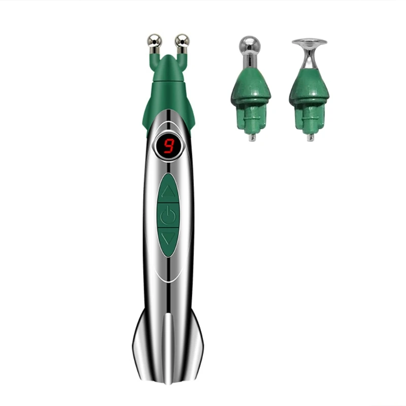 Electric Pulse Acupuncture Pen Therapy Massager Heal Energy Pen Acupoint Relief Pain Body Head Back Neck Massage Tool
Electric Pulse Acupuncture Pen Therapy Massager Heal Energy Pen Acupoint Relief Pain Body Head Back Neck Massage Tool