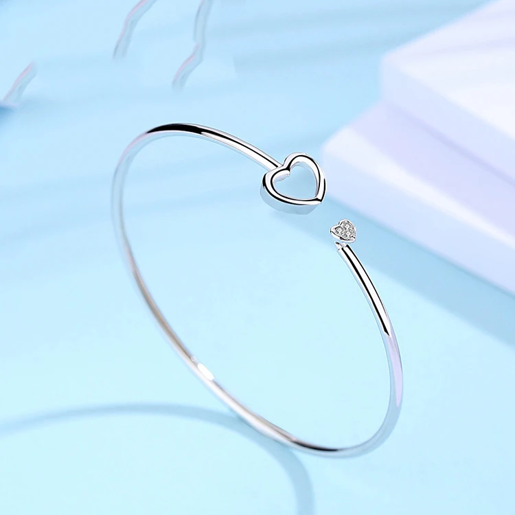 Trendy Bracelet For Women 100% Genuine 925 Sterling Silver Bracelet Jewelry Accessories Anniversary Gift For Lady Party 
Trendy Bracelet For Women 100% Genuine 925 Sterling Silver Bracelet Jewelry Accessories Anniversary Gift For Lady Party