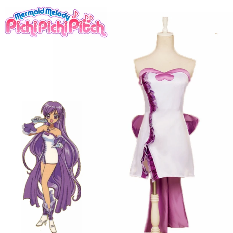 Anime New Mermaid Melody Pichi Pichi Pitch Caren Noel Dress Cosplay Costume With Gloves Custom Size
Anime New Mermaid Melody Pichi Pichi Pitch Caren Noel Dress Cosplay Costume With Gloves Custom Size
