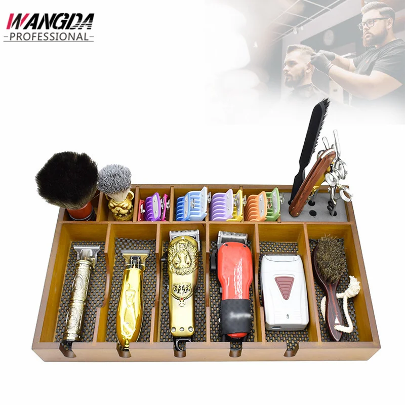 Natural Solid Wood Hairdressing Tool Storage Box Salon Scissors Comb Hair Clipper Multifunctional Barber Accessory Storage Rack
Natural Solid Wood Hairdressing Tool Storage Box Salon Scissors Comb Hair Clipper Multifunctional Barber Accessory Storage Rack