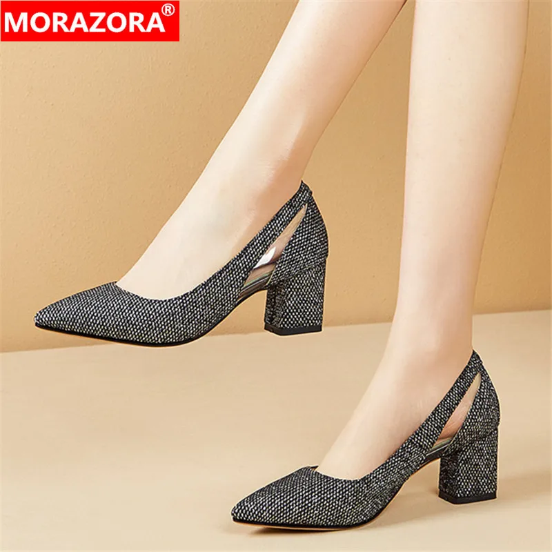 MORAZORA/модные модельные туфли размера плюс 33-48 простые женские туфли на высоком толстом каблуке с острым носком летние женские туфли-лодочки ...
MORAZORA/модные модельные туфли размера плюс 33-48 простые женские туфли на высоком толстом каблуке с острым носком летние женские туфли-лодочки ...