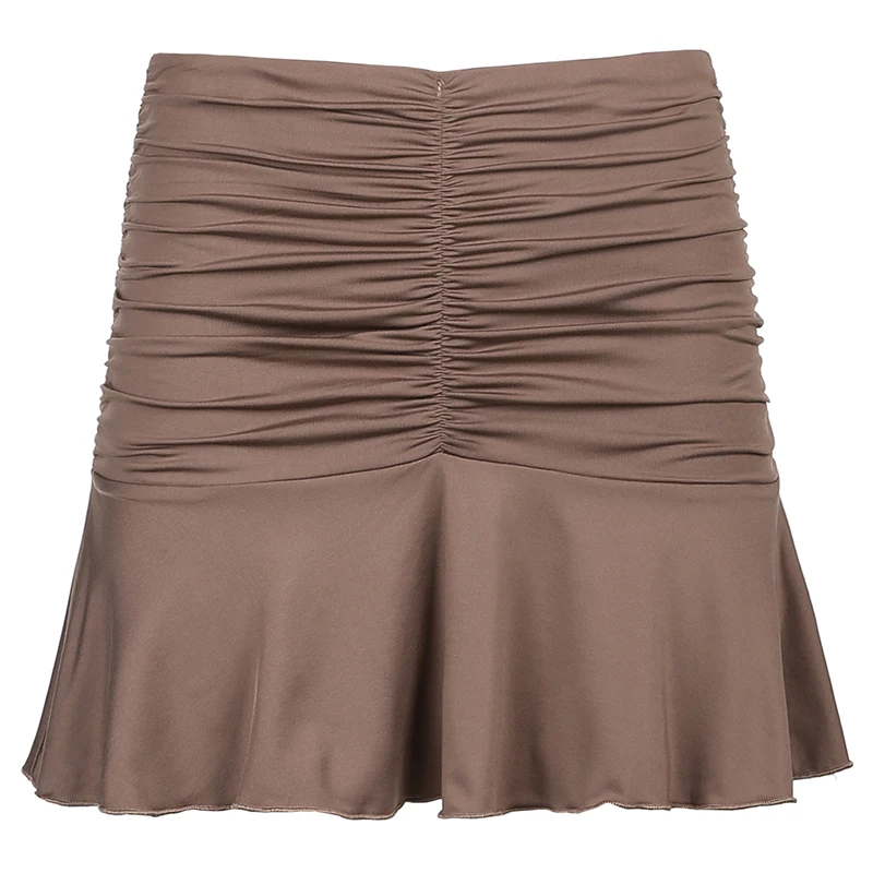 Preppy Style Ruched Pleated Skirts Woman High Waist Casual 90s Mini Skirt Lady Trendy 2020 Summer Beachwear White
Preppy Style Ruched Pleated Skirts Woman High Waist Casual 90s Mini Skirt Lady Trendy 2020 Summer Beachwear White