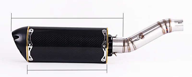 Motorcycle Full Exhaust System Muffler Escape Modified Contact Middle Link Pipe Tube Slip On For Honda CBR300 CBR250R 2011-2019 
Motorcycle Full Exhaust System Muffler Escape Modified Contact Middle Link Pipe Tube Slip On For Honda CBR300 CBR250R 2011-2019