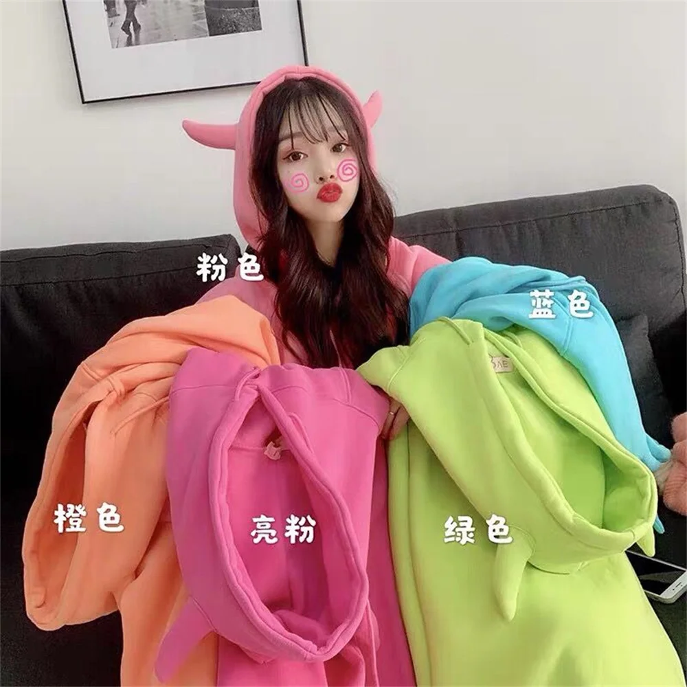 Macarone Solid Sweet Women Hoodie Sweatshirt Harajuku Oversize Hoody Outwear Loose Long Sleeve Kawaii PulloversFashion Top
Macarone Solid Sweet Women Hoodie Sweatshirt Harajuku Oversize Hoody Outwear Loose Long Sleeve Kawaii PulloversFashion Top