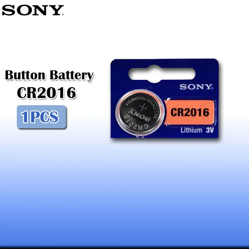 1 шт./лот sony CR2016 3V 100% оригинальный литиевый аккумулятор для автомобильных часов