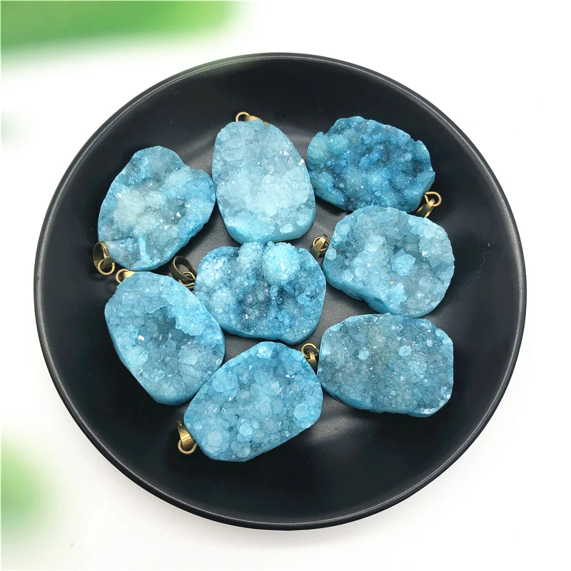 Голубой титановый кластер с гальваническим покрытием Aura, бриллиантовый кристалл, подвеска, изготовление ювелирных изделий своими руками, д...
Голубой титановый кластер с гальваническим покрытием Aura, бриллиантовый кристалл, подвеска, изготовление ювелирных изделий своими руками, д...