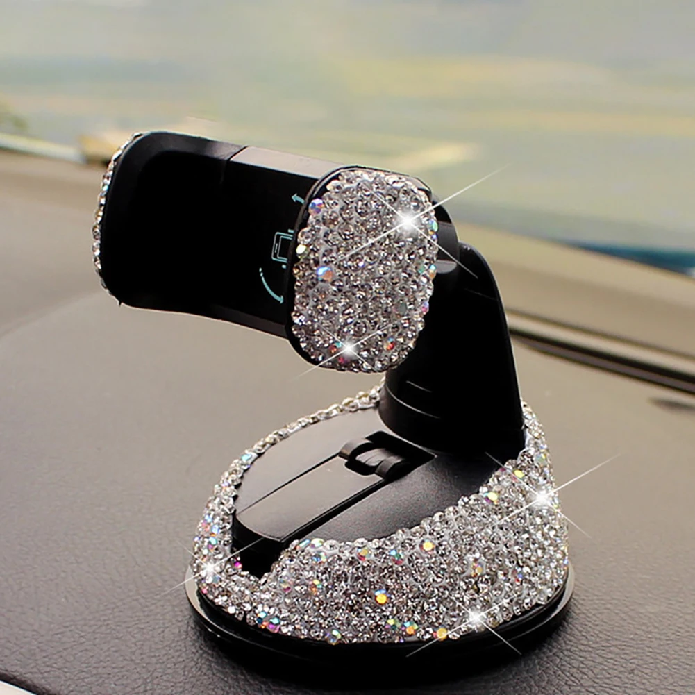 Car Phone Holder 360° Rotating 3 In 1 Bing Bling For Dashboard Windshield Air Vents Crystal Phone Bracket Interior Accessories
Car Phone Holder 360° Rotating 3 In 1 Bing Bling For Dashboard Windshield Air Vents Crystal Phone Bracket Interior Accessories
