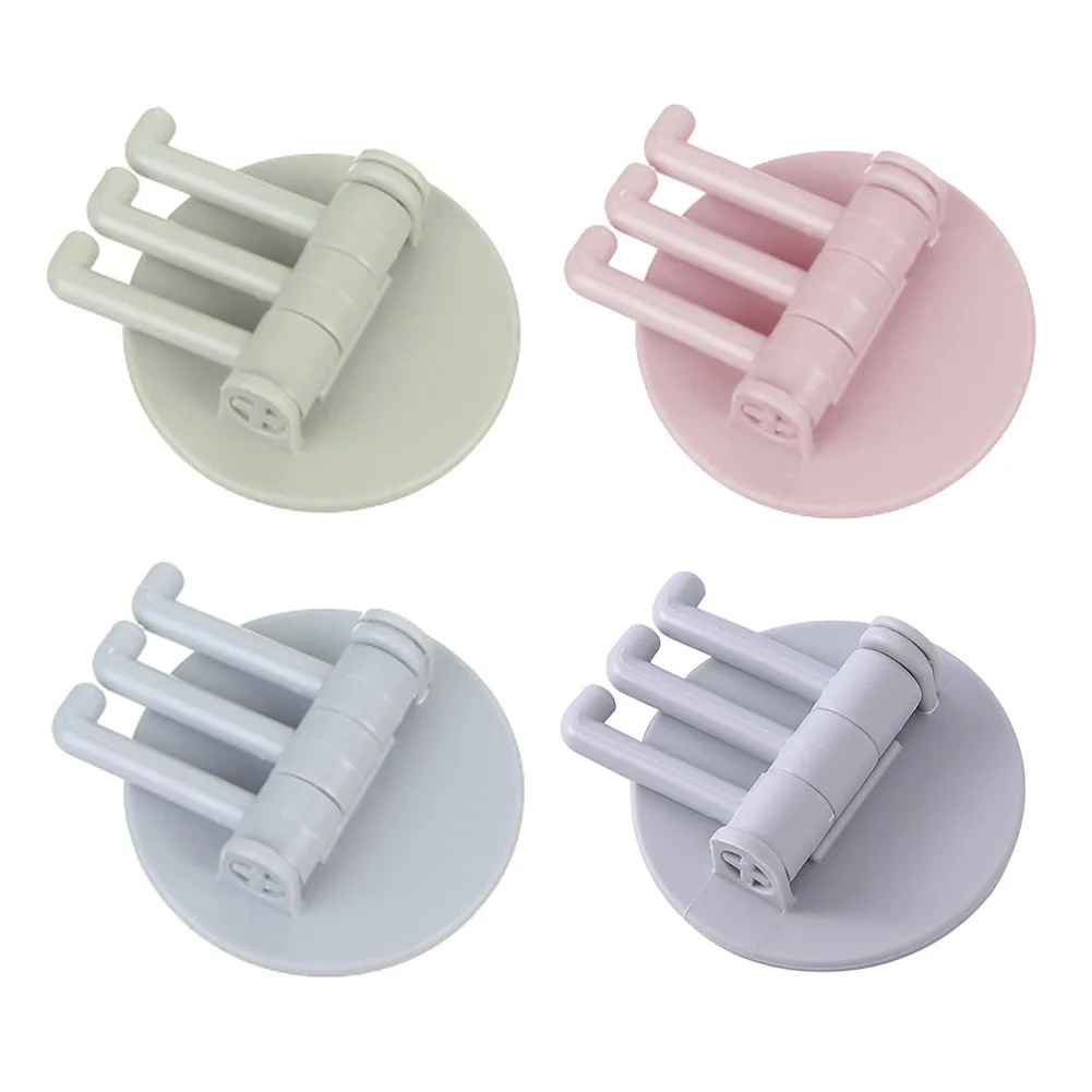 3 Branch Rotating Hook Multifunctional Punch-free Storage Hooks Bathroom Kitchen Invisible Wall Hook 
3 Branch Rotating Hook Multifunctional Punch-free Storage Hooks Bathroom Kitchen Invisible Wall Hook