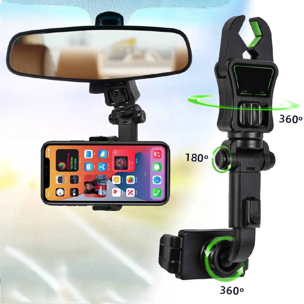 Adjustable Car Seat Headrest Phone Holder Stand Rearview Mirror Mount 360 Degree Rotation Universal Holder For Mobile Phone
Adjustable Car Seat Headrest Phone Holder Stand Rearview Mirror Mount 360 Degree Rotation Universal Holder For Mobile Phone