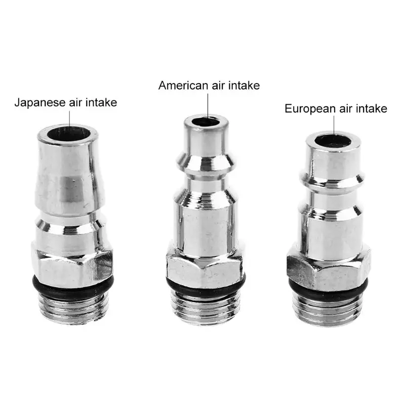 3PCS Heavy Duty Air Hose Fittings 1/4 NPT Tools Plug Compressor Quick Coupler US JP EU Type Set
3PCS Heavy Duty Air Hose Fittings 1/4 NPT Tools Plug Compressor Quick Coupler US JP EU Type Set