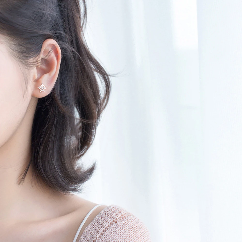 Temperament The New Earrings Trend Of Fashion And Personality Snowflake Cute Female Romantic Flowers Stud Earrings
Temperament The New Earrings Trend Of Fashion And Personality Snowflake Cute Female Romantic Flowers Stud Earrings