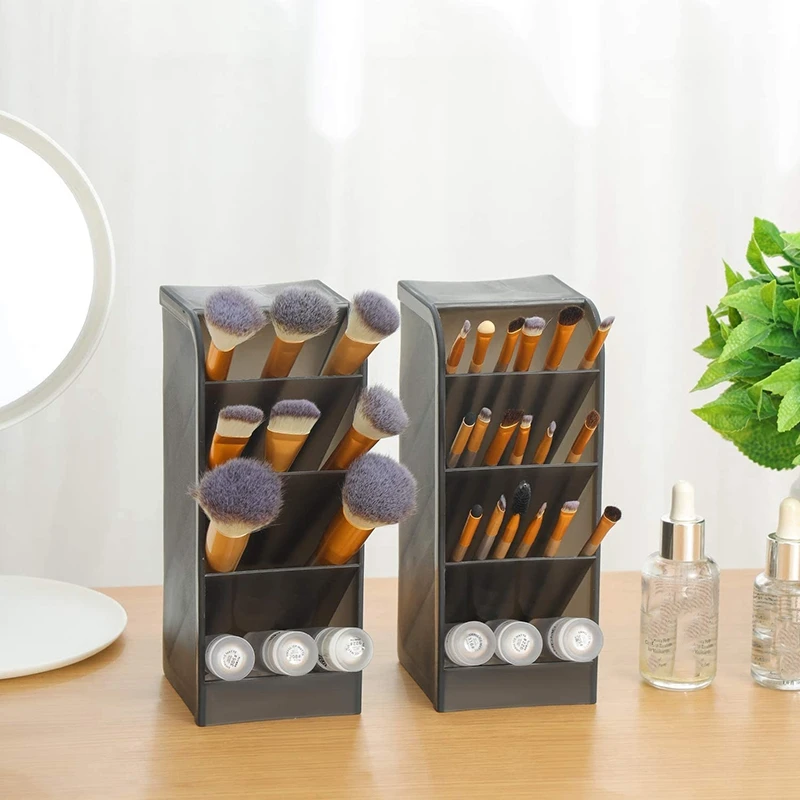 Inclined Pen Holder Multi-Compartment Desktop Storage Box Storage Rack Large Capacity for Office, School Black
Inclined Pen Holder Multi-Compartment Desktop Storage Box Storage Rack Large Capacity for Office, School Black