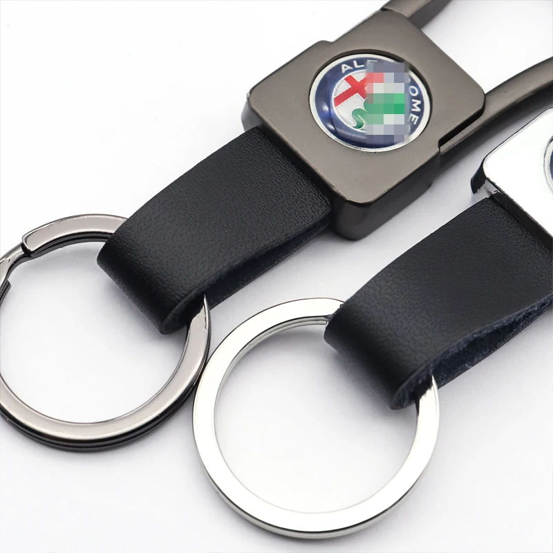 Car key chain Metal leather fashion business mini key chain for ALFA Romeo- Giulia Stelvio MiTo ALFA 4C 147 156 159 166 8C
Car key chain Metal leather fashion business mini key chain for ALFA Romeo- Giulia Stelvio MiTo ALFA 4C 147 156 159 166 8C