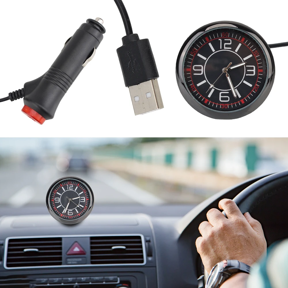 Universal Car Clock Digital Luminous Display Mini Pointer Clock Dashboard Time Display Auto Watch Ornaments Car Accessories
Universal Car Clock Digital Luminous Display Mini Pointer Clock Dashboard Time Display Auto Watch Ornaments Car Accessories