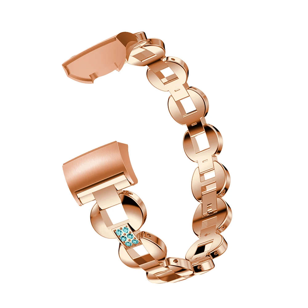 For Fitbit Charge 3 4 Band Stainless Steel Watch Band Stainless Steel Crystal Bracelet Smart Watch Band Strap 
For Fitbit Charge 3 4 Band Stainless Steel Watch Band Stainless Steel Crystal Bracelet Smart Watch Band Strap