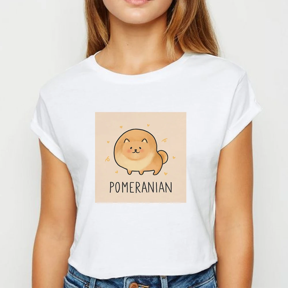Oversize Animal Pomeranian tshirt Young Women Spring Summer T Shirt Harajuku Aesthetics Graphic Casual Round Collar T-shirt
Oversize Animal Pomeranian tshirt Young Women Spring Summer T Shirt Harajuku Aesthetics Graphic Casual Round Collar T-shirt