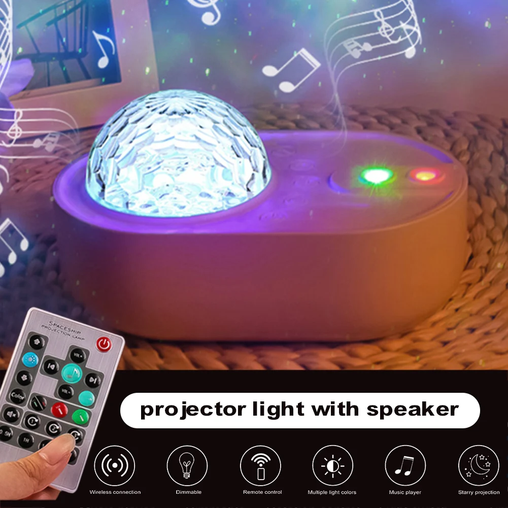 LED Star Projector 10 Lighting Modes Remote Control Night Light Lights Ocean Wave with Speaker for Children Kids Bedroom
LED Star Projector 10 Lighting Modes Remote Control Night Light Lights Ocean Wave with Speaker for Children Kids Bedroom