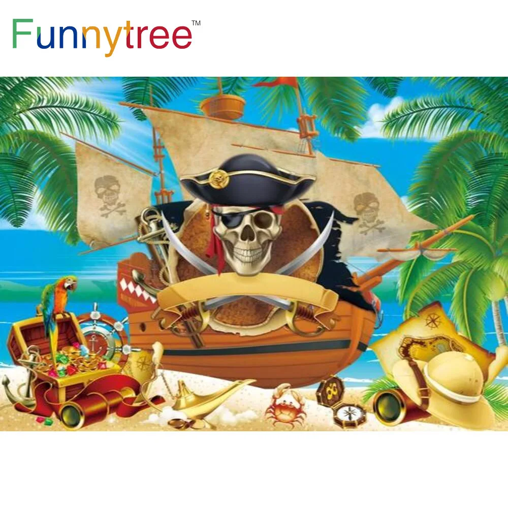 Funnytree Pirate Party Ship Theme Backdrop With Skull Treasure Straw Hat Treasure Map Baby Birthday Party Decor Photo Studio
Funnytree Pirate Party Ship Theme Backdrop With Skull Treasure Straw Hat Treasure Map Baby Birthday Party Decor Photo Studio