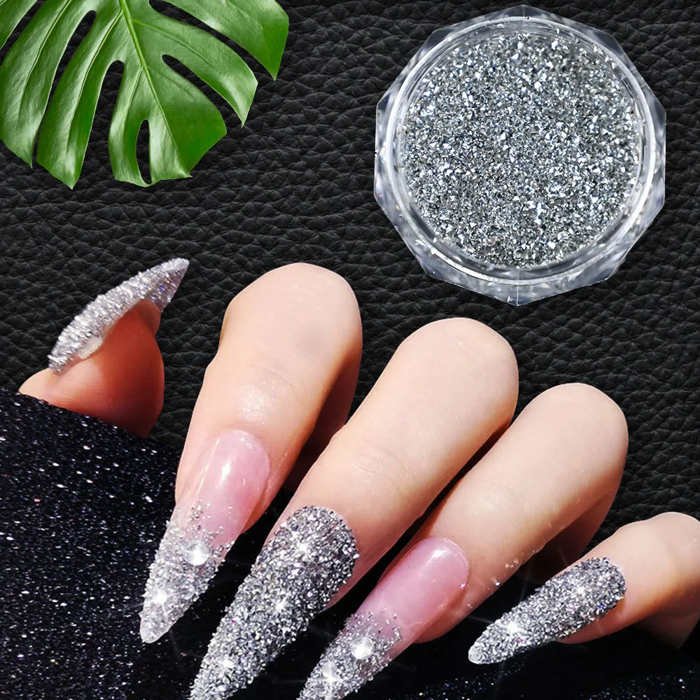 1Bottle Sparkling Broken Diamond Nail Art Powder Bright Coat Effect Soak Off UV Nail Gel Shiny Disco Silver Luxury Diamond Dust
1Bottle Sparkling Broken Diamond Nail Art Powder Bright Coat Effect Soak Off UV Nail Gel Shiny Disco Silver Luxury Diamond Dust