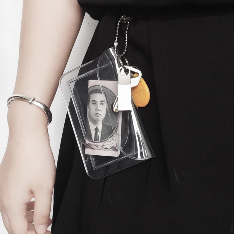 PVC Transparent Slim Card Wallet Women Men Fashion Clear Coin Purse Kids Gift Credit ID Card Holder Bag Cute DIY Mini Wallets 
PVC Transparent Slim Card Wallet Women Men Fashion Clear Coin Purse Kids Gift Credit ID Card Holder Bag Cute DIY Mini Wallets