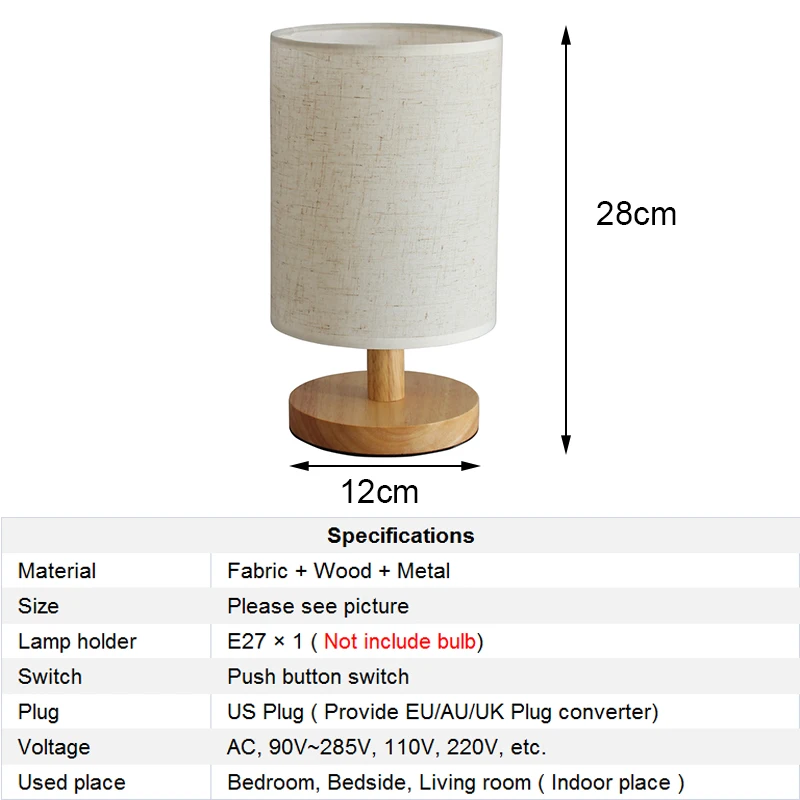 Vintage Linen Table Lamps for Bedroom Bedside Lamp Nordic Modern Led Desk Lamp for Living Room Bed Lamp Dormitory Home Decor E27
Vintage Linen Table Lamps for Bedroom Bedside Lamp Nordic Modern Led Desk Lamp for Living Room Bed Lamp Dormitory Home Decor E27