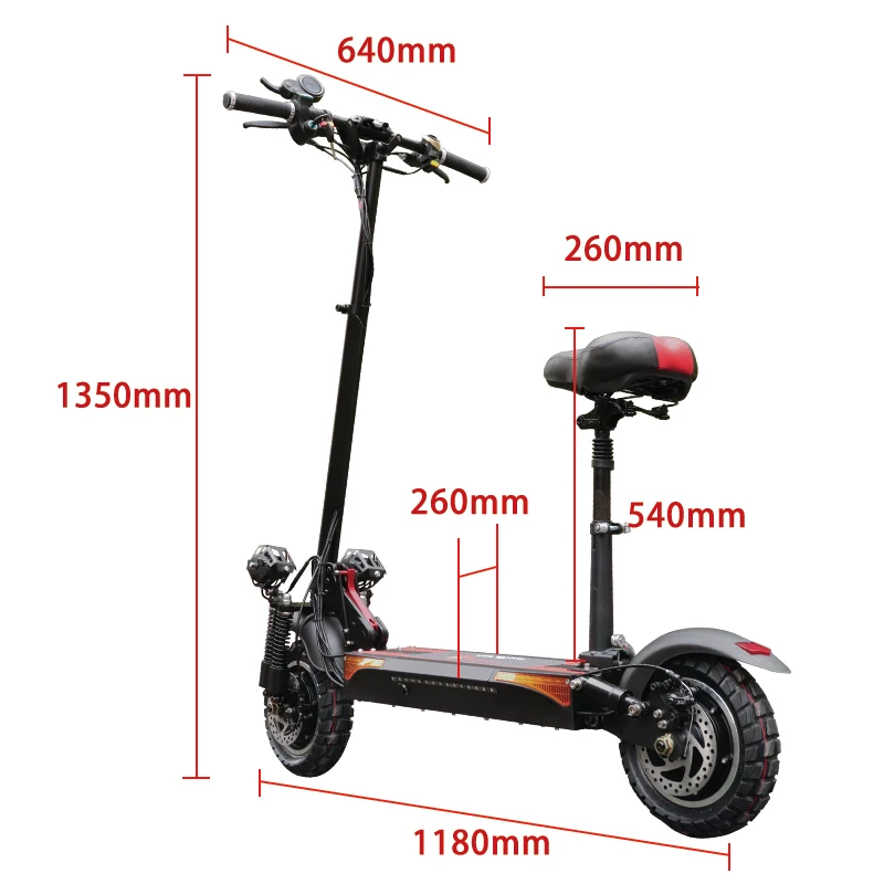 Electric Scooter for Adults 2000W 48V Double Drive Kick Scooter 100KM 10inch Big Tire Foldable Electric Skateboard 
Electric Scooter for Adults 2000W 48V Double Drive Kick Scooter 100KM 10inch Big Tire Foldable Electric Skateboard