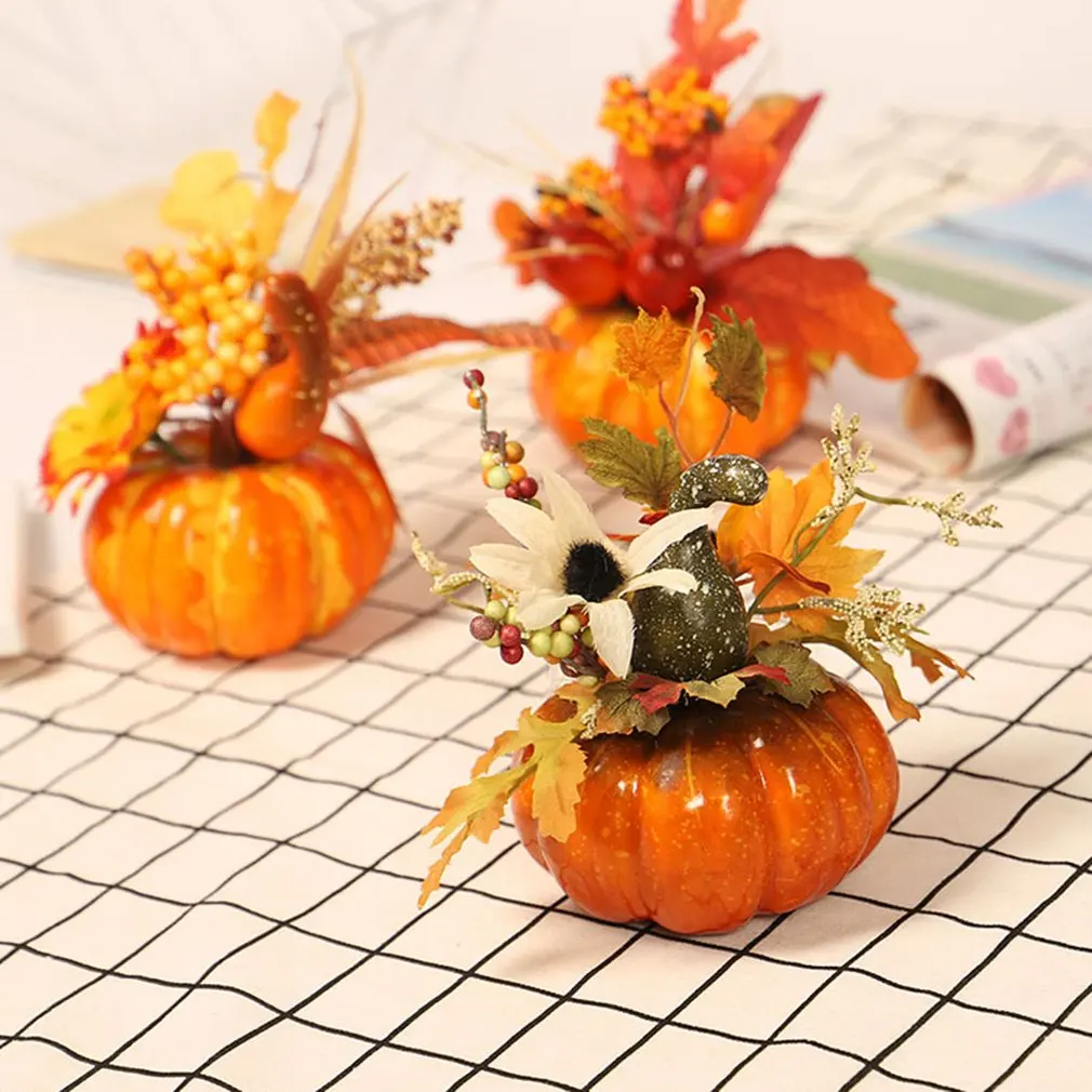 Artificial Pumpkin Autumn Harvest Home Decorative Halloween Party Thanksgiving Ornament Autumn Photography Props Home Decoration
Artificial Pumpkin Autumn Harvest Home Decorative Halloween Party Thanksgiving Ornament Autumn Photography Props Home Decoration