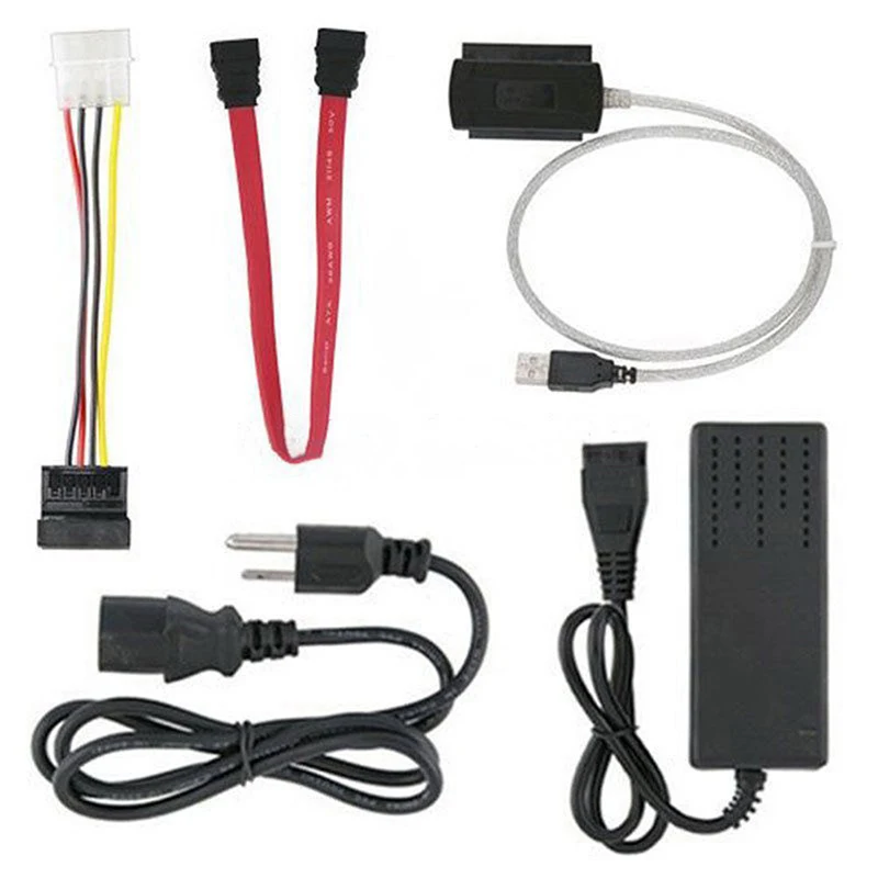 Адаптер SATA/PATA/IDE к USB 2 0 кабель-конвертер для жесткого диска 5/3 5 дюйма | Компьютеры и